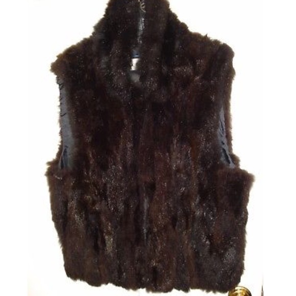 Andrew Marc Fur Vest - Picture 1 of 2